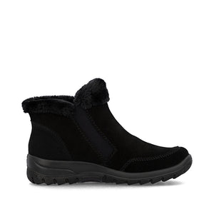 Rieker Winter Zip Boot Black