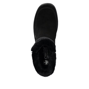Rieker Winter Zip Boot Black