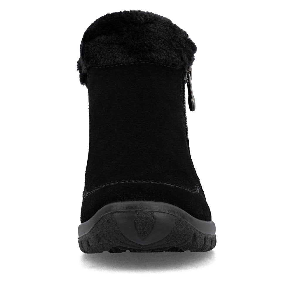 Rieker Winter Zip Boot Black