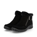 Rieker Winter Zip Boot Black