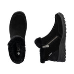 Rieker Winter Zip Boot Black