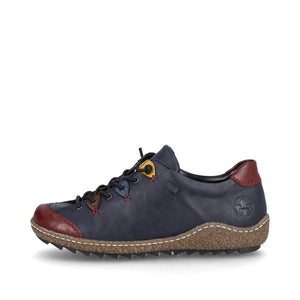 Rieker Laced Casual Shoe Multi Navy Multi