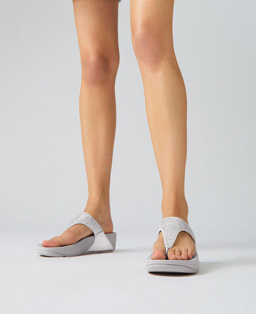 Fit Flop Lulu Crystal Silver