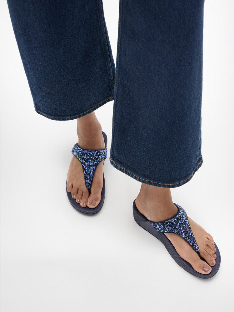 Fit Flop Lulu Crystal Navy Midnight