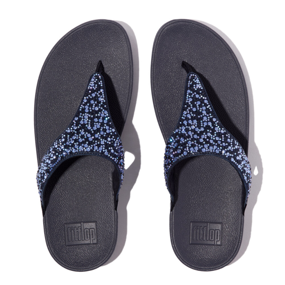 Fit Flop Lulu Crystal Navy Midnight