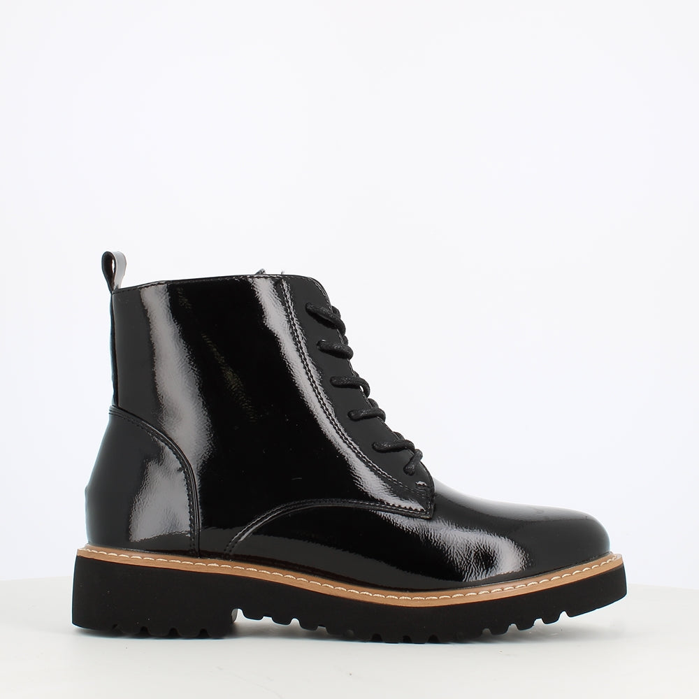 Millie & Co Lena Laced Ankle Boot Black