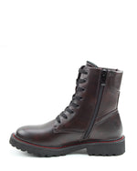Heavenly Feet Lola Laced Ankle Boot Burgundy