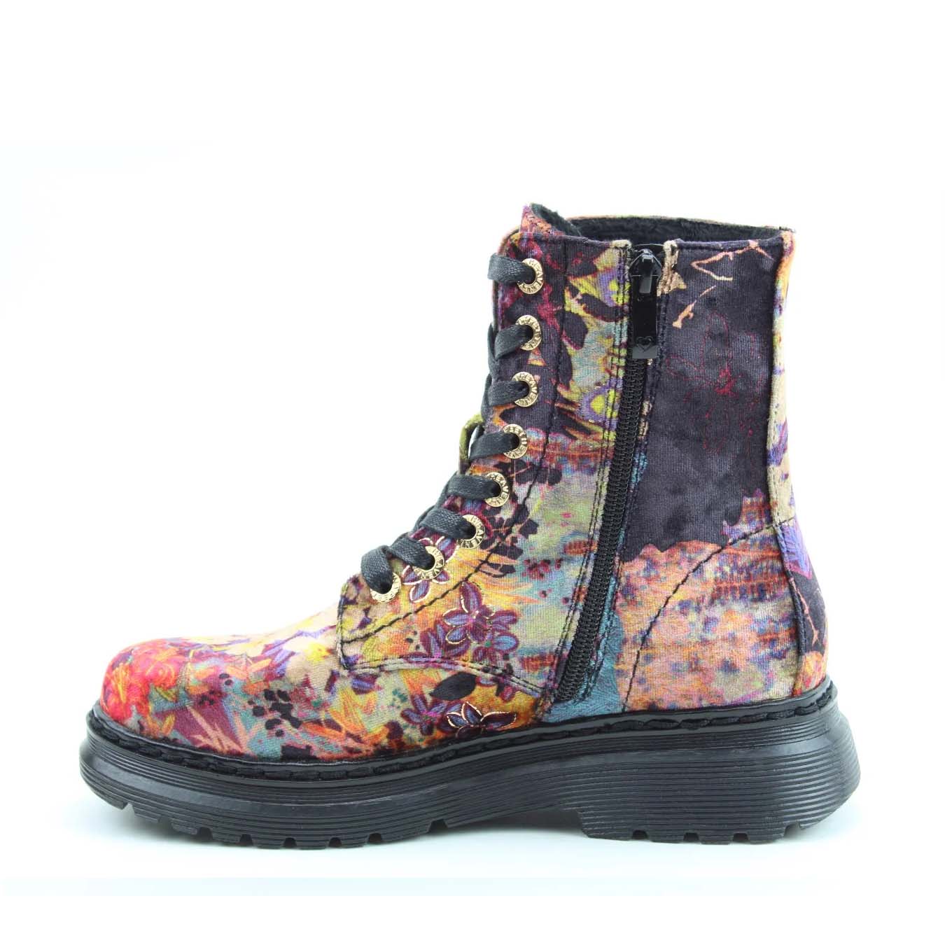Heavenly Feet Lotte Ankle Boot Floral
