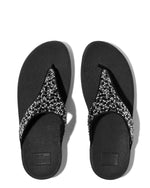 Lulu Toe Post Crystal Mix Black