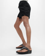 Lulu Toe Post Crystal Mix Black