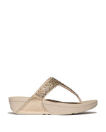 Lulu Toe Post Crystal Mix Platino