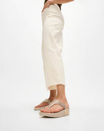 Lulu Toe Post Crystal Mix Platino