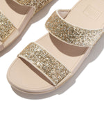 Fitflop Lulu Slides Multi Glitter Mix Platino Silver
