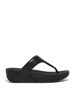 Fitflop Lulu Leather Toe Post Black