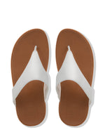 Fitflop Lulu Leather Toe Post Urban White