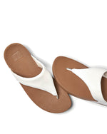 Fitflop Lulu Leather Toe Post Urban White