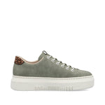 Rieker Classic Flatform Trainer Moss Green