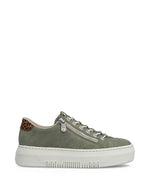 Rieker Classic Flatform Trainer Moss Green
