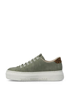 Rieker Classic Flatform Trainer Moss Green