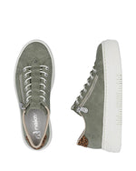 Rieker Classic Flatform Trainer Moss Green