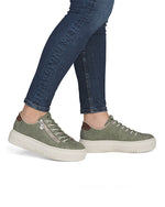 Rieker Classic Flatform Trainer Moss Green