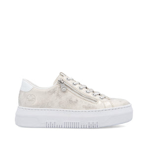 Rieker Flatform Trainer Beige Gold