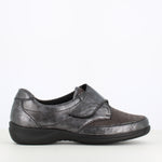 Waldlaufer Milliu Velcro Stretch Shoe Carbon