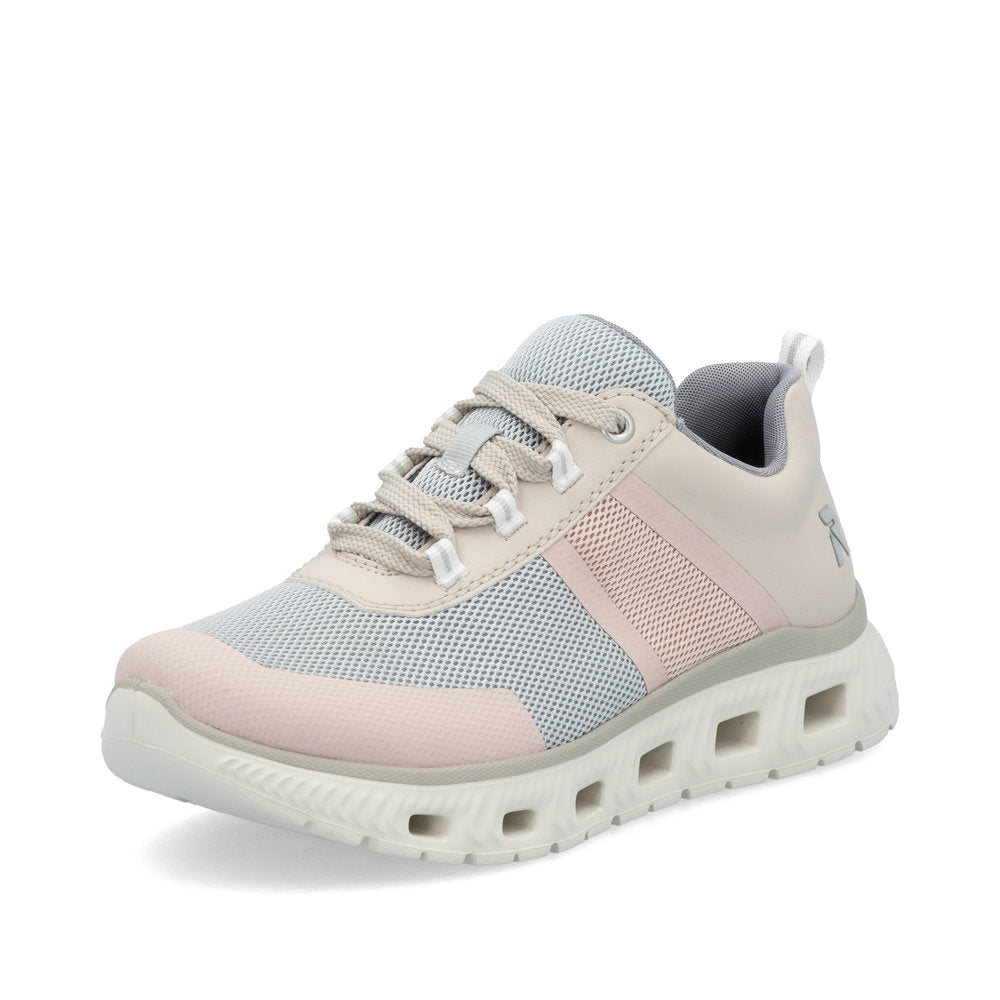 Rieker Sport Comfort Trainer Rosa Lt Blue