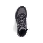 Rieker Laced Hiking Boot Black/Grey