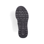 Rieker Laced Hiking Boot Black/Grey