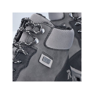 Rieker Laced Hiking Boot Black/Grey