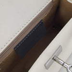 Marina Galanti Small Clutch Off White Leather
