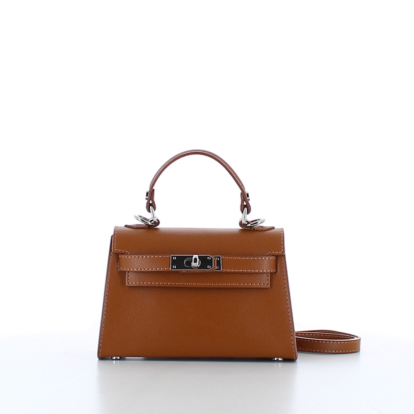 Marina Galanti Small Clutch Off Tan Leather