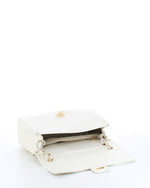 Marina Galanti Quilted Leather Shoulder Bag Off White