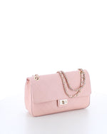 Marina Galanti Quilted Leather Shoulder Bag Rosa