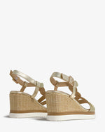 Regarde le Ciel Madison Wedge Sandal Gold