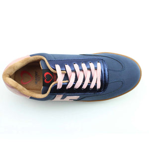 Heavenly Feet Madison Navy Pink