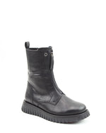 Heavenly Feet Medusa Zip Ankle Boot Black