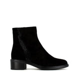 Regarde Le Ciel Moira Suede Ankle Boot Black