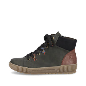 Rieker Laced High Top Forest Multi