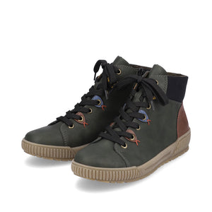Rieker Laced High Top Forest Multi