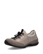 Rieker Laced Toggle Shoe Chestnut/Black