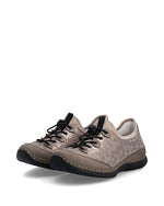 Rieker Laced Toggle Shoe Chestnut/Black