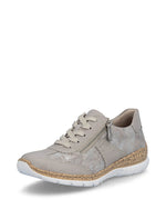 Rieker Wedge Trainer Taupe Rose