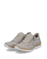Rieker Wedge Trainer Taupe Rose