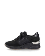 Rieker Wedge Trainer Black/Gold