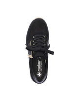 Rieker Wedge Trainer Black/Gold