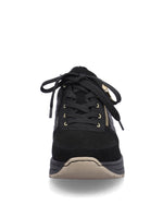 Rieker Wedge Trainer Black/Gold