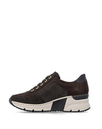 Rieker Wedge Trainer Brown/Gold
