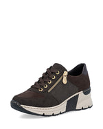 Rieker Wedge Trainer Brown/Gold